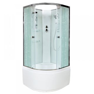 Душевая кабина Deto EM4580 N (без крыши) 80х80х208 см